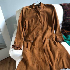 Italian leather ncoat